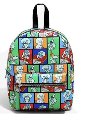 SPONGEBOB SQUAREPANTS SQUIDWARD MEME MINI BACKPACK New